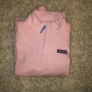 NWOT Pink Vineyard Vines 3/4 Zip